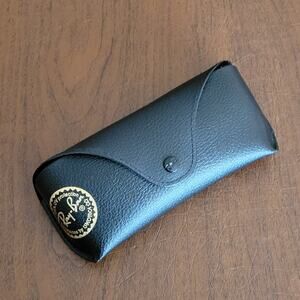 Ray-Ban faux leather semisoft sunglasses eyeglasses black case 1101